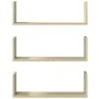 Estantes pared 2 uds madera ingeniería roble Sonoma 58x18x18 cm de , Estantes y estanterías - Ref: Foro24-853283, Precio: 32,...
