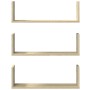 Estantes pared 2 uds madera ingeniería roble Sonoma 58x18x18 cm de , Estantes y estanterías - Ref: Foro24-853283, Precio: 32,...