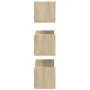 Estantes pared 2 uds madera ingeniería roble Sonoma 58x18x18 cm de , Estantes y estanterías - Ref: Foro24-853283, Precio: 32,...