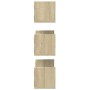Estantes pared 2 uds madera ingeniería roble Sonoma 58x18x18 cm de , Estantes y estanterías - Ref: Foro24-853283, Precio: 32,...