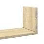 Estantes pared 2 uds madera ingeniería roble Sonoma 58x18x18 cm de , Estantes y estanterías - Ref: Foro24-853283, Precio: 32,...