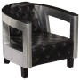 Sillón de aviador de cuero auténtico negro de , Sillones - Ref: Foro24-247795, Precio: 512,73 €, Descuento: %