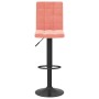 Taburetes de cocina 2 unidades terciopelo rosa de , Taburetes de cocina - Ref: Foro24-335768, Precio: 115,14 €, Descuento: %