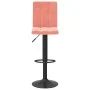 Taburetes de cocina 2 unidades terciopelo rosa de , Taburetes de cocina - Ref: Foro24-335768, Precio: 113,45 €, Descuento: %