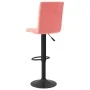 Taburetes de cocina 2 unidades terciopelo rosa de , Taburetes de cocina - Ref: Foro24-335768, Precio: 113,45 €, Descuento: %