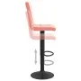 Taburetes de cocina 2 unidades terciopelo rosa de , Taburetes de cocina - Ref: Foro24-335768, Precio: 113,45 €, Descuento: %