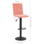Taburetes de cocina 2 unidades terciopelo rosa de , Taburetes de cocina - Ref: Foro24-335768, Precio: 115,14 €, Descuento: %