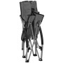 Sillas de playa plegables 2 unidades tela gris de vidaXL, Sillas de jardín - Ref: Foro24-312491, Precio: 64,65 €, Descuento: %