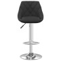 Taburete de cocina de terciopelo negro de , Taburetes de cocina - Ref: Foro24-335291, Precio: 78,14 €, Descuento: %