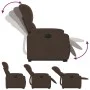 Sillón eléctrico reclinable elevable tela microfibra marrón de , Sillones - Ref: Foro24-3204942, Precio: 375,93 €, Descuento: %