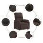 Sillón eléctrico reclinable elevable tela microfibra marrón de , Sillones - Ref: Foro24-3204942, Precio: 375,93 €, Descuento: %
