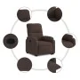 Sillón reclinable elevable tela de microfibra marrón de , Sillones - Ref: Foro24-3204928, Precio: 326,25 €, Descuento: %