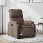 Sillón reclinable eléctrico tela de microfibra marrón de , Sillones - Ref: Foro24-3204914, Precio: 286,90 €, Descuento: %