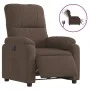 Sillón reclinable eléctrico tela de microfibra marrón de , Sillones - Ref: Foro24-3204914, Precio: 293,79 €, Descuento: %