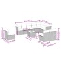 Set de sofás de jardín 11 pzas y cojines ratán sintético gris de , Conjuntos de jardín - Ref: Foro24-3217812, Precio: 722,78 ...