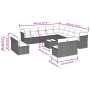 Set sofás jardín 14 pzas con cojines ratán sintético gris claro de , Conjuntos de jardín - Ref: Foro24-3218502, Precio: 959,0...