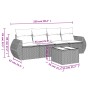 Set de sofás jardín y cojines 5 pzas ratán sintético gris claro de , Conjuntos de jardín - Ref: Foro24-3253429, Precio: 334,2...