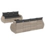Set de sofás de jardín 8 pzas y cojines ratán sintético gris de , Conjuntos de jardín - Ref: Foro24-3253469, Precio: 588,14 €...