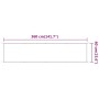 Toldo vertical blanco 60x360 cm tela oxford de vidaXL, Sombrillas - Ref: Foro24-148151, Precio: 27,72 €, Descuento: %