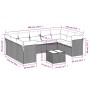 Set sofás jardín 10 pzas con cojines ratán sintético gris claro de , Conjuntos de jardín - Ref: Foro24-3218142, Precio: 662,1...