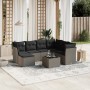 Set de sofás de jardín 8 pzas y cojines ratán sintético gris de , Conjuntos de jardín - Ref: Foro24-3263228, Precio: 542,36 €...