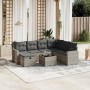 Set de sofás de jardín 8 pzas y cojines ratán sintético gris de , Conjuntos de jardín - Ref: Foro24-3263538, Precio: 534,93 €...