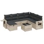 Set de sofás de jardín 8 pzas y cojines ratán sintético gris de , Conjuntos de jardín - Ref: Foro24-3263848, Precio: 540,59 €...