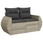 Garden sofa set 11 pieces and gray synthetic rattan cushions by , Modular outdoor sofas - Ref: Foro24-3221901, Price: 818,48 ...