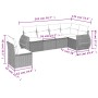 Set de sofás de jardín 6 pzas y cojines ratán sintético gris de , Conjuntos de jardín - Ref: Foro24-3221431, Precio: 452,79 €...