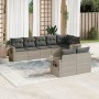 Set de sofás de jardín 8 pzas y cojines ratán sintético gris de , Conjuntos de jardín - Ref: Foro24-3220421, Precio: 596,22 €...