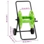 Rollenwagen für grünen Stahlrohrschlauch 60 m 1/2" von , Gartenschlauchhalter - Ref: Foro24-4006169, Preis: 33,77 €, Rabatt: %