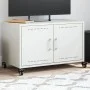 Mueble para TV acero laminado en frío blanco 68x39x43,5 cm de , Muebles TV - Ref: Foro24-846643, Precio: 65,61 €, Descuento: %