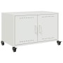 Mueble para TV acero laminado en frío blanco 68x39x43,5 cm de , Muebles TV - Ref: Foro24-846643, Precio: 66,33 €, Descuento: %