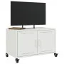 Mueble para TV acero laminado en frío blanco 68x39x43,5 cm de , Muebles TV - Ref: Foro24-846643, Precio: 65,61 €, Descuento: %