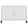 Mueble para TV acero laminado en frío blanco 68x39x43,5 cm de , Muebles TV - Ref: Foro24-846643, Precio: 66,33 €, Descuento: %