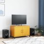 Mueble TV acero laminado en frío amarillo mostaza 68x39x43,5 cm de , Muebles TV - Ref: Foro24-846641, Precio: 66,33 €, Descue...