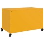 Mueble TV acero laminado en frío amarillo mostaza 68x39x43,5 cm de , Muebles TV - Ref: Foro24-846641, Precio: 66,33 €, Descue...