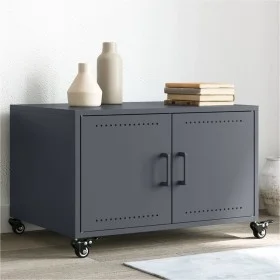 Cold-rolled anthracite steel coffee table 68x50x43.5 cm by , Coffee table - Ref: Foro24-846688, Price: 66,96 €, Discount: %