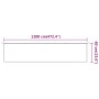 Toldo vertical blanco 60x1200 cm tela oxford de vidaXL, Sombrillas - Ref: Foro24-148156, Precio: 61,23 €, Descuento: %