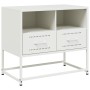 Mueble para TV de acero blanco 68x39x60,5 cm de , Muebles TV - Ref: Foro24-846553, Precio: 68,59 €, Descuento: %
