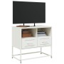 Mueble para TV de acero blanco 68x39x60,5 cm de , Muebles TV - Ref: Foro24-846553, Precio: 68,59 €, Descuento: %