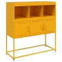 Aparador de acero laminado en frío amarillo 100,5x39x107 cm de , Aparadores - Ref: Foro24-846593, Precio: 133,67 €, Descuento: %