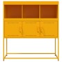 Aparador de acero laminado en frío amarillo 100,5x39x107 cm de , Aparadores - Ref: Foro24-846593, Precio: 133,67 €, Descuento: %