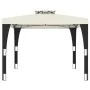 Cenador con doble techo acero crema 2,98x2,98 m de , Carpas y cenadores - Ref: Foro24-368440, Precio: 301,50 €, Descuento: %