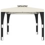 Cenador con doble techo acero crema 2,98x2,98 m de , Carpas y cenadores - Ref: Foro24-368440, Precio: 285,32 €, Descuento: %