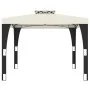 Cenador con doble techo acero crema 2,98x2,98 m de , Carpas y cenadores - Ref: Foro24-368440, Precio: 301,50 €, Descuento: %