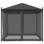 Cenador con paredes de malla acero gris antracita 2,93x2,93 m de , Carpas y cenadores - Ref: Foro24-368435, Precio: 307,42 €,...