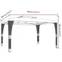 Cenador con doble techo tela crema 3,98x2,98 m de , Carpas y cenadores - Ref: Foro24-368442, Precio: 317,73 €, Descuento: %