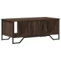 Mesa de centro madera de ingeniería roble marrón 100x51x40 cm de , Mesas de centro - Ref: Foro24-848493, Precio: 60,48 €, Des...