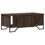 Mesa de centro madera de ingeniería roble marrón 100x51x40 cm de , Mesas de centro - Ref: Foro24-848493, Precio: 60,48 €, Des...
